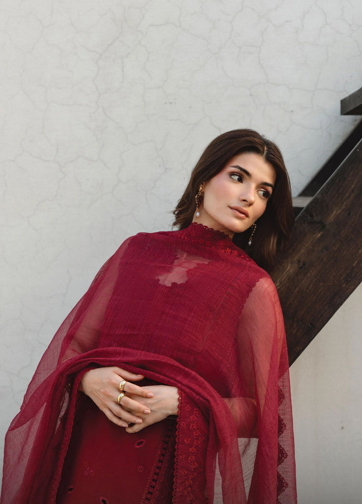Whisper by Ayzel Unstitched Embroidered Lawn 3 Piece Suit AAF26ULW Blush ZWU-0139-3PO - Eid Collection