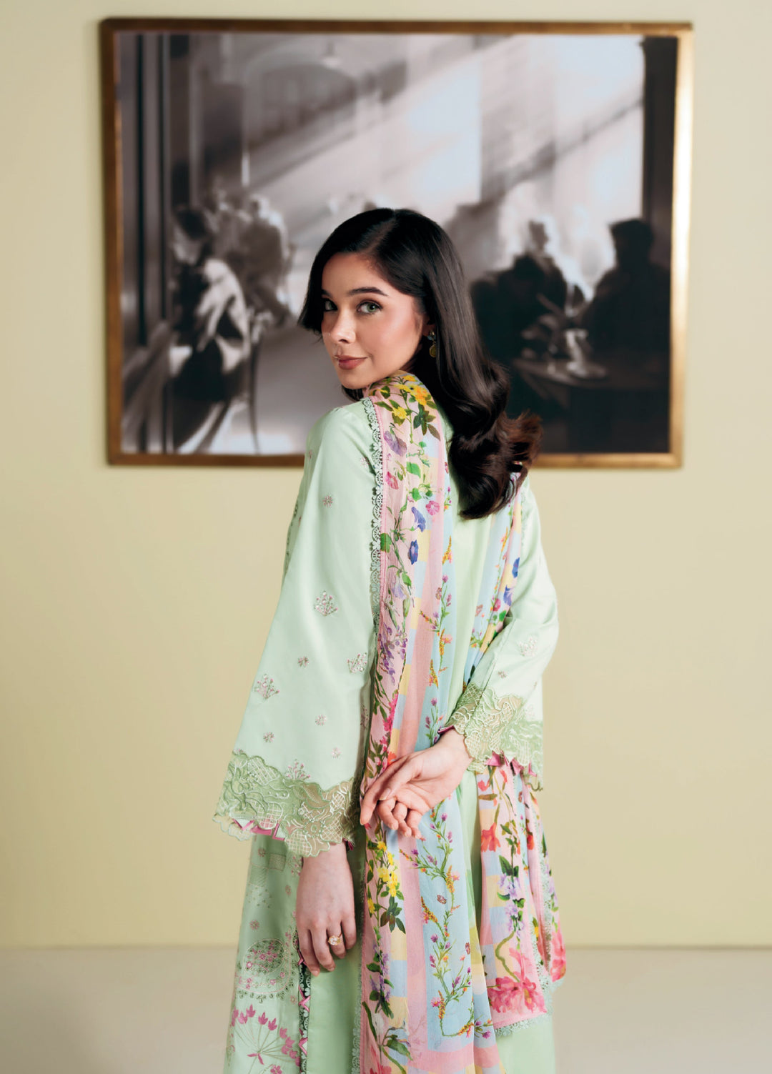 Whispers of Summer by Neeshey Unstitched Embroidered Luxury Lawn 3 Piece Suit NSH26ULW INEZ - Summer Collection
