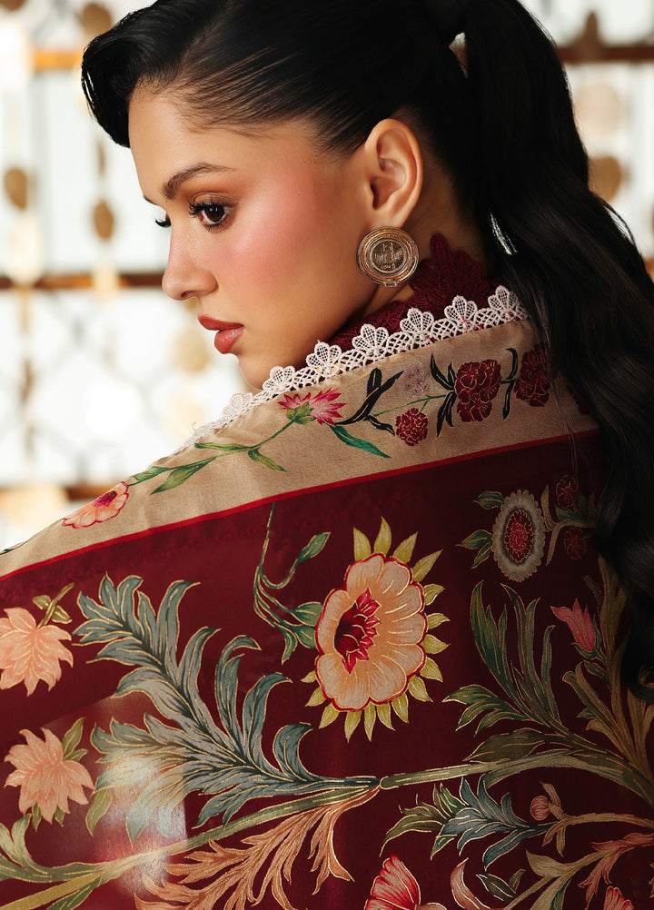 Lumina by Bin Ilyas Unstitched Embroidered Lawn 3 Piece Suit BI26UL L7 6A - Summer Collection