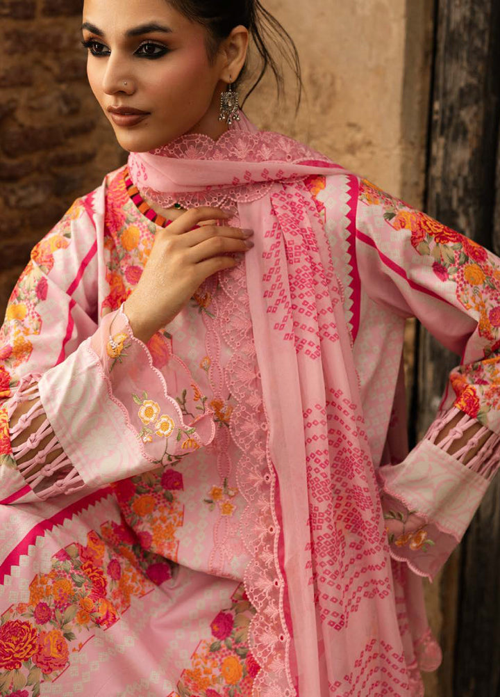 Combination by Charizma Unstitched Embroidered Lawn 3 Piece Suit CHR26UCL CC6-26 - Festive Collection