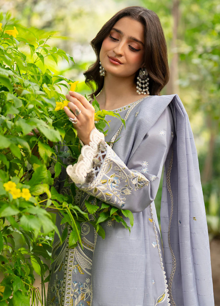 Angan by Mahnur Unstitched Embroidered Lawn 3 Piece Suit MN26UAL AAN-006 - Summer Collection