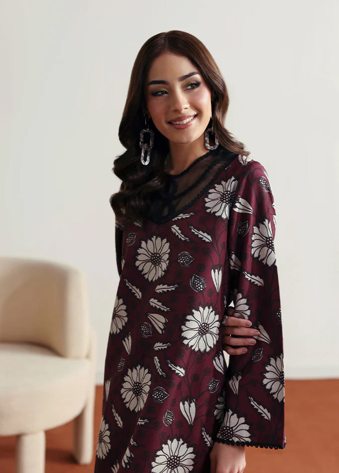 Basics by Gulaal Pret Embroidered Poly Lawn 2 Piece PL-13 Evra - Summer Collection