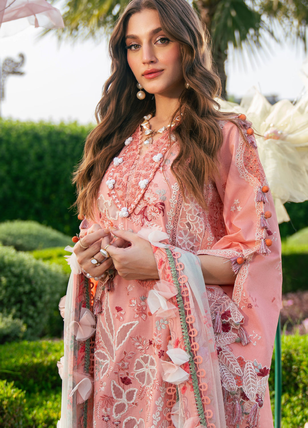 Feerie by Sundas Ahad Unstitched Embroidered Lawn 3 Piece Suit SNA26ULF Roswyn ELL-06 - Eid Collection