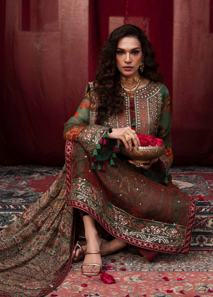 Vasal by Charizma Unstitched Embroidered Chiffon 3 Piece Suit CHR26UV VSL6-04 - Festive Collection