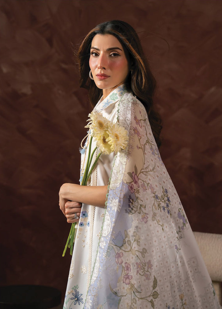 Seran Unstitched Embroidered Lawn 3 Piece Suit SN26ULLE Lyra D-05 - Eid Collection