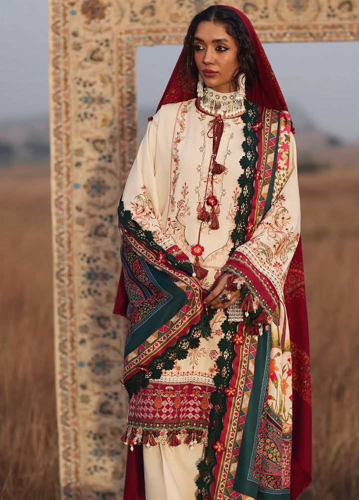 Saira Rizwan Unstitched Karandi Embroidered Suits 3 Piece SR25UW D-05 Irem - Winter Collection