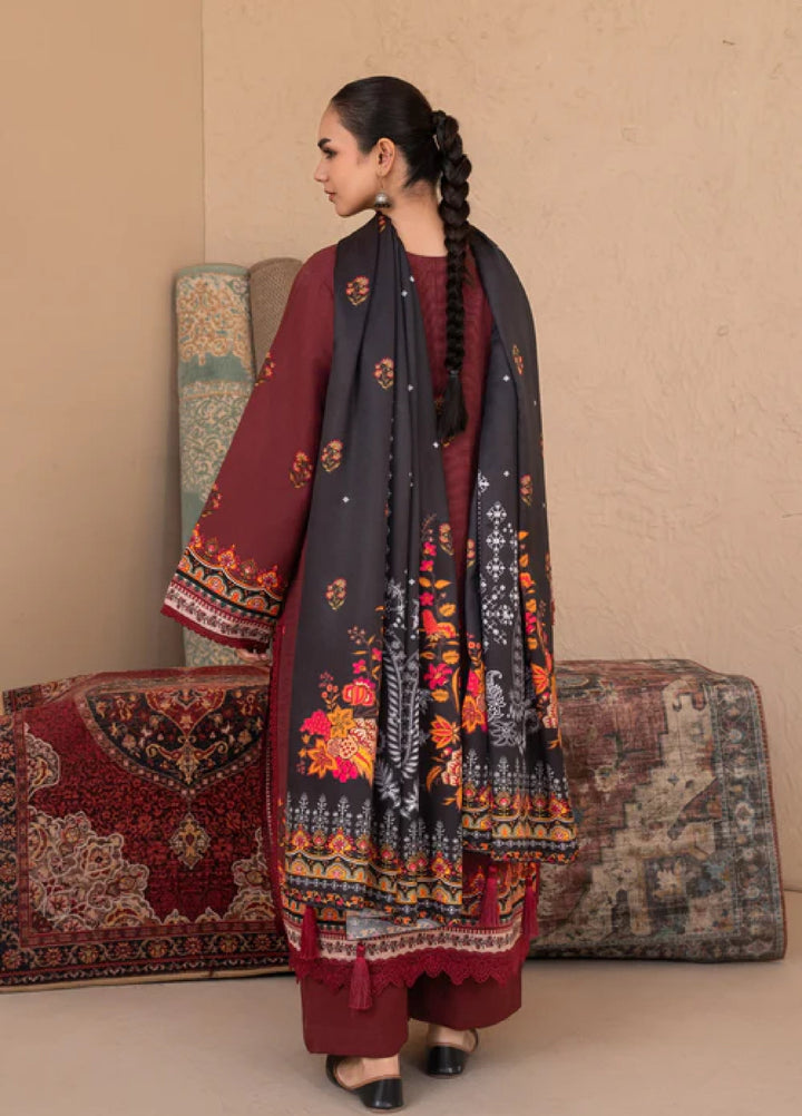 Jugnu by Chandan Nagri Women Pret Embroidered Khaddar 3 Piece Suit Zariya - Winter Collection