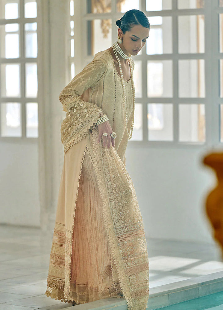 Sobia Nazir Unstitched Embroidered Luxury Lawn 3 Piece Suit SN26ULE D-03 A - Eid Collection