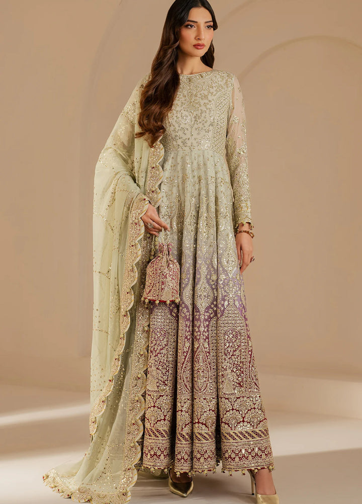 Jazmin Unstitched Chiffon Embroidered Suits 3 Piece JZ25CF JZ-WF25-01 - Festive Collection