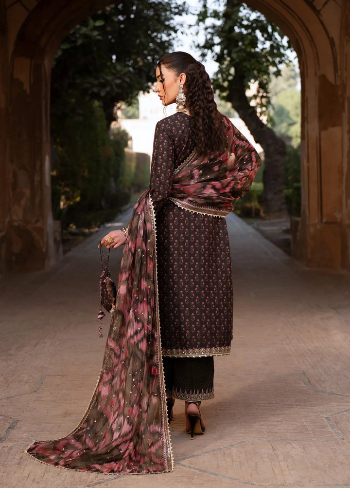 Xenia Formal Luxury Unstitched Embroidered Raw Silk Suits 3 Piece XE25FL D-04 Ruhi - Formals Collection
