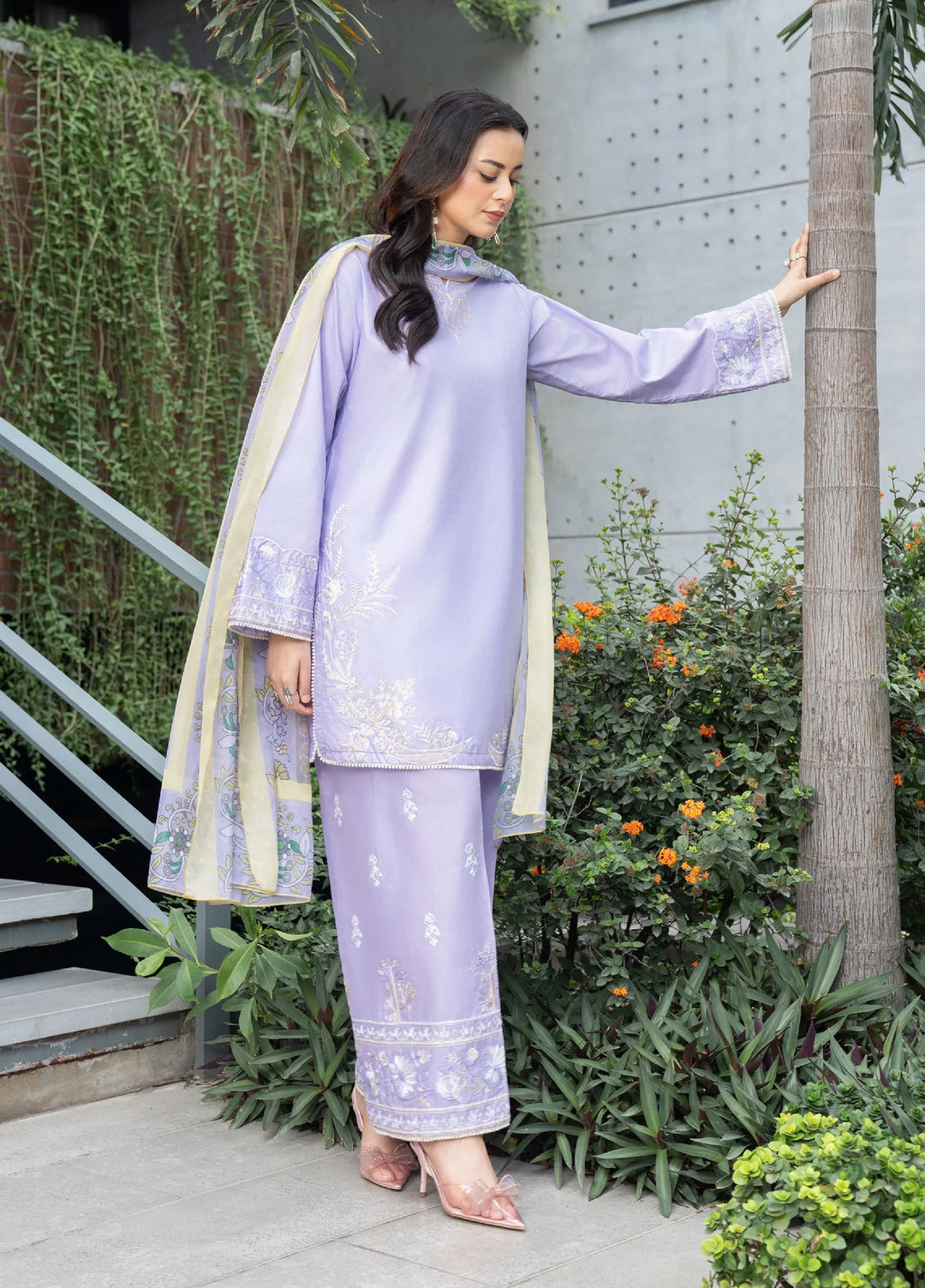 Solid Story by Panache Pret Solids Lawn 3 Piece Solene