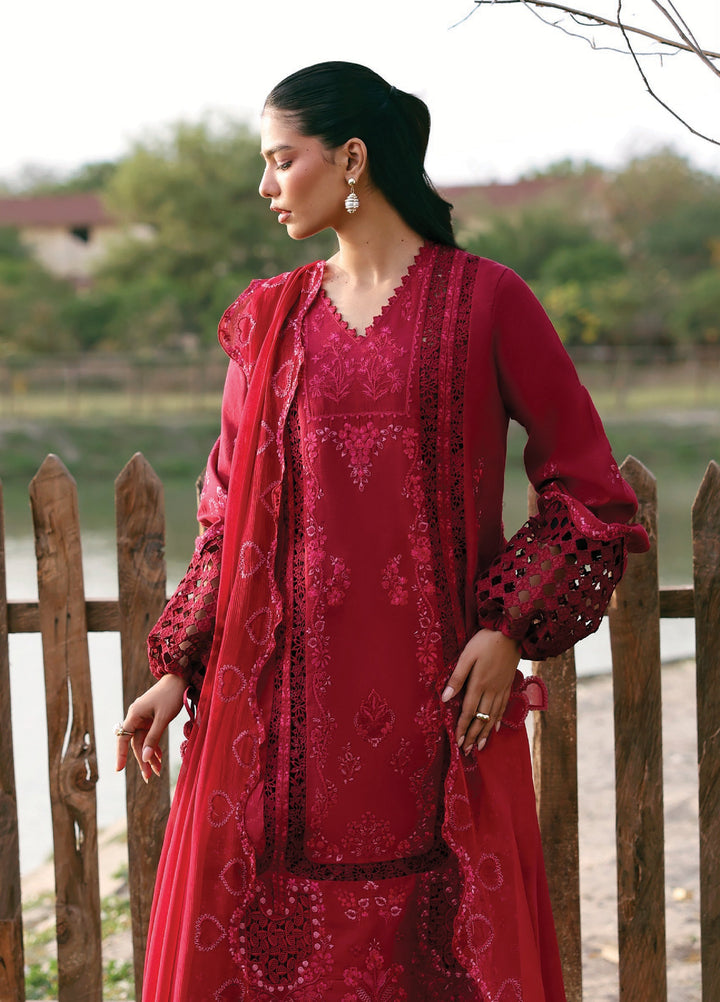 Summer Soiree by Zarposh Unstitched Embroidered Lawn 3 Piece Suit ZR26ULS Cynelle - Festive Collection