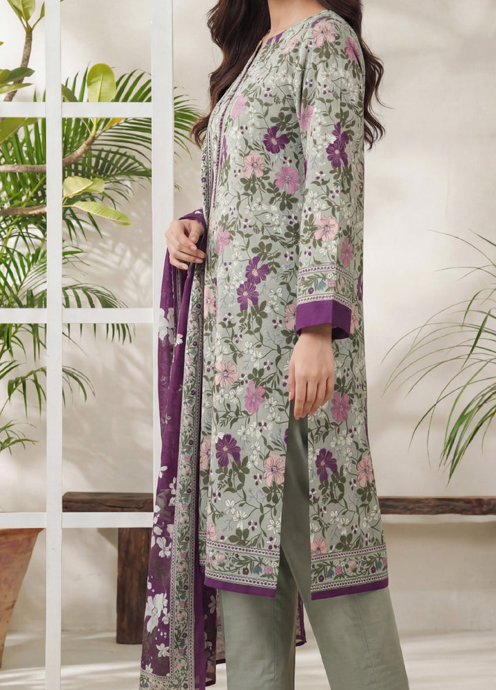 Daman by VS Textiles Unstitched Printed Lawn 3 Piece Suit VS26UDL D-11 842 - Casual Collection