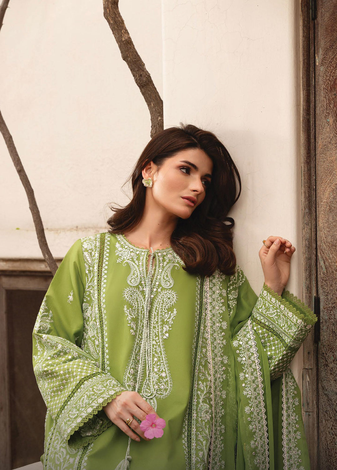 Whisper by Ayzel Unstitched Embroidered Lawn 3 Piece Suit AAF26ULW Hush ZWU-0131-3PO - Eid Collection