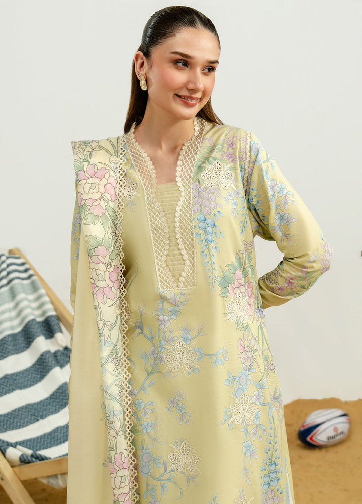 Sundaze by Zarposh Unstitched Embroidered Lawn 3 Piece Suit ZR26USL MISTRAL - Festive Collection