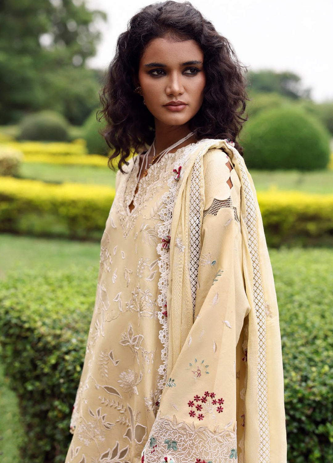Lilas by Republic WomensWear Unstitched Embroidered Lawn 3 Piece Suit RW26ULL D-8B - Eid Collection