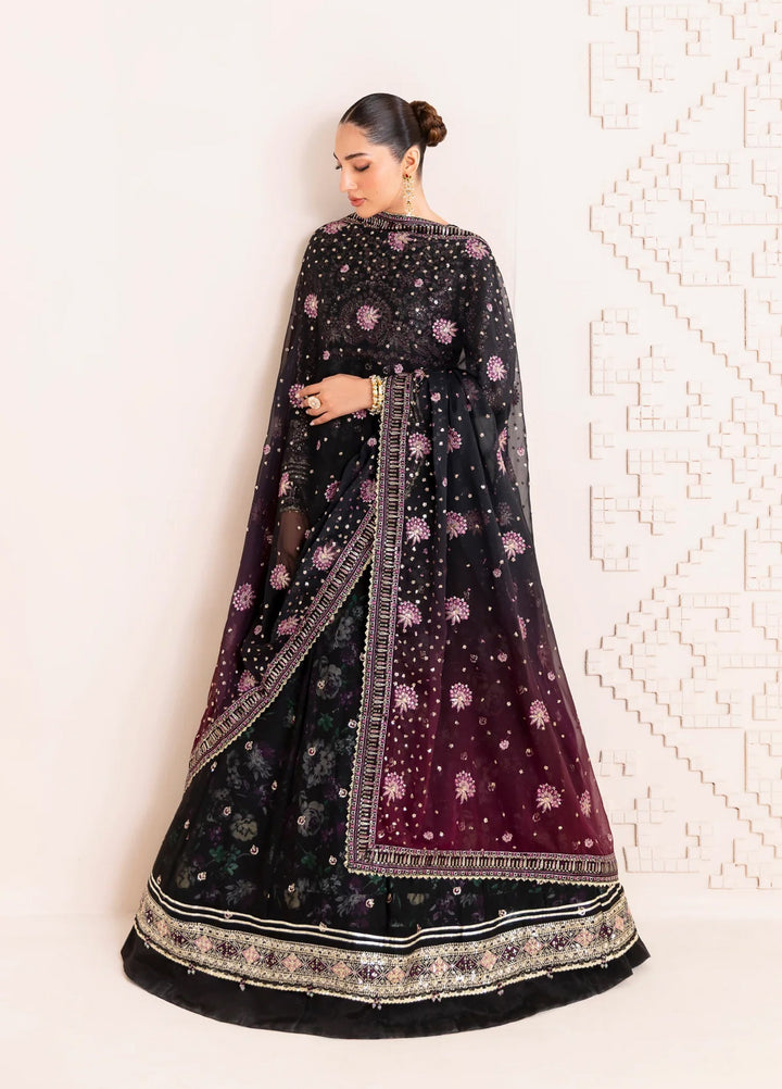 Xenia Formal Luxury Unstitched Embroidered Chiffon Suits 3 Piece XE25FL XF-1020 Nagira - Formals Collection