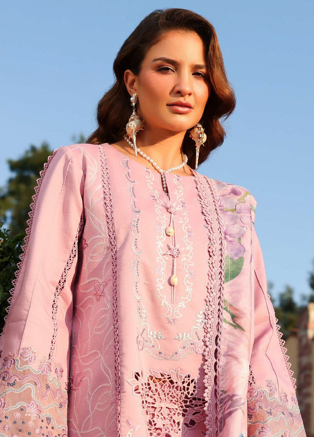 Florence by Rang Rasiya Unstitched Embroidered Lawn 3 Piece Suit RR26UFL Manha - Summer Collection