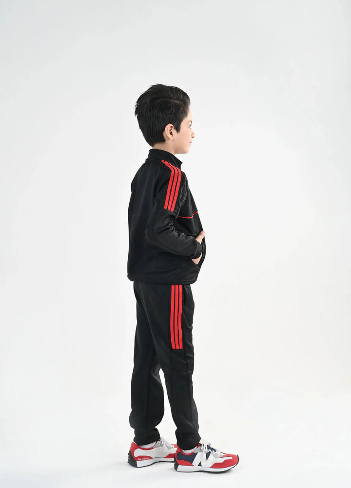 IQ Exclusive Kids Track Suit Fleece 2 PieceOrange Strike Tracks-Unisex Kids - Winter Collection