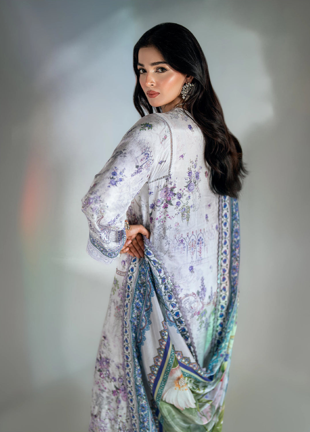 Monarque en Silk by Sahane Hand work Silk 3 Piece Suit CT-37002-Muse - Festive Collection