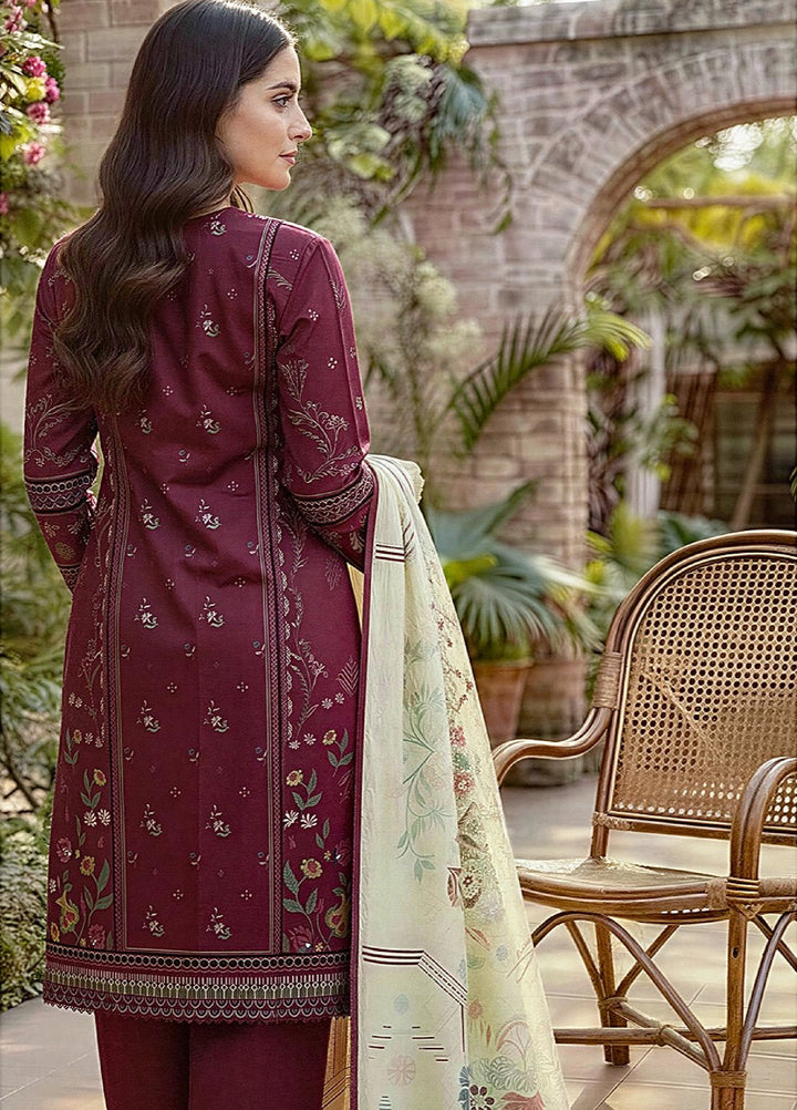 Zync by Florent Unstitched Printed Lawn 3 Piece Suit FL26UZPL FZ-12 - Summer Collection