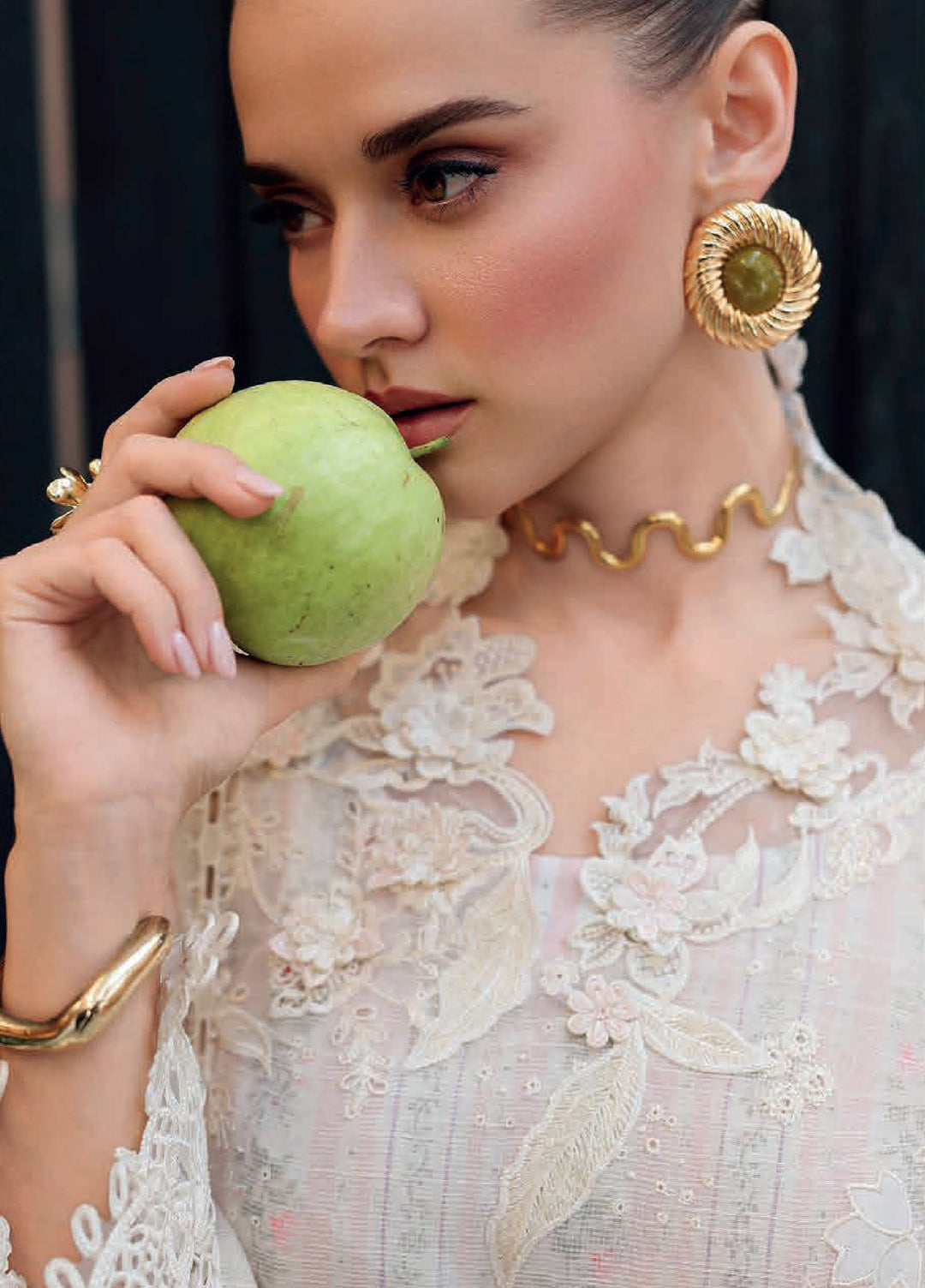 Qalamkar Chikankari Unstitched Embroidered Lawn 3 Piece Suit QLK26UCL CM-04 Zimal - Summer Collection