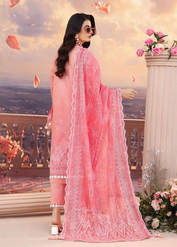 Salina by Regalia Textile Unstitched Cutwork Embroidered Lawn 3 Piece Suit RG26USCL D-5 - Summer Collection