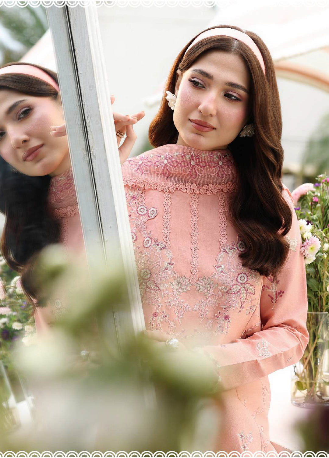Florence by Rang Rasiya Unstitched Embroidered Lawn 3 Piece Suit RR26ULF Sahar - Festive Collection