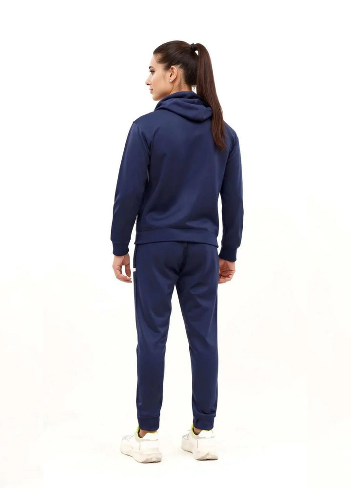 IQ Exclusive Women Winter Track Suit W-Sapphire Zipper Tracksuit