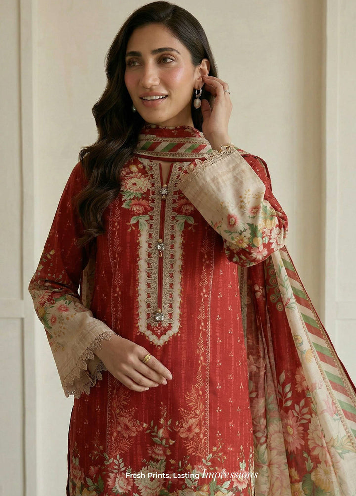 Zellbury Unstitched Printed Lawn 3 Piece Suit ZB26UCVII WUS26X31006 - Casual Collection