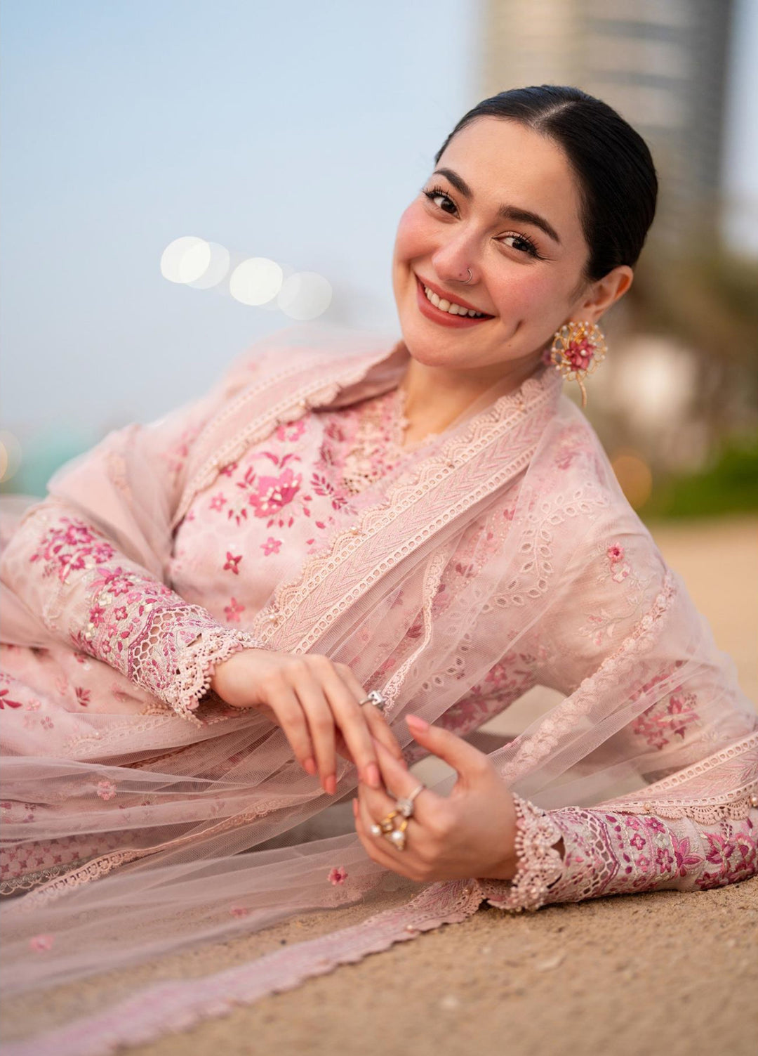 AYA by Faiza Saqlain Unstitched Embroidered Luxury Lawn 3 Piece Suit FS26UAL LAMIJA - Festive Collection