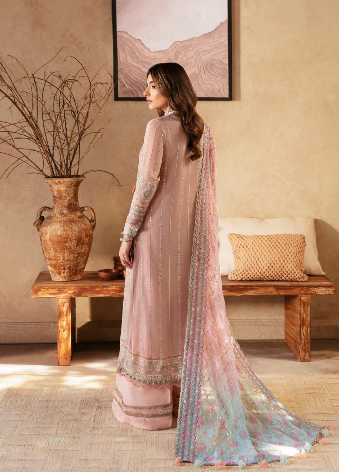 Xenia Formal Unstitched Luxury Chiffon Suits 3 Piece XE25FL Taroob - Formals Collection