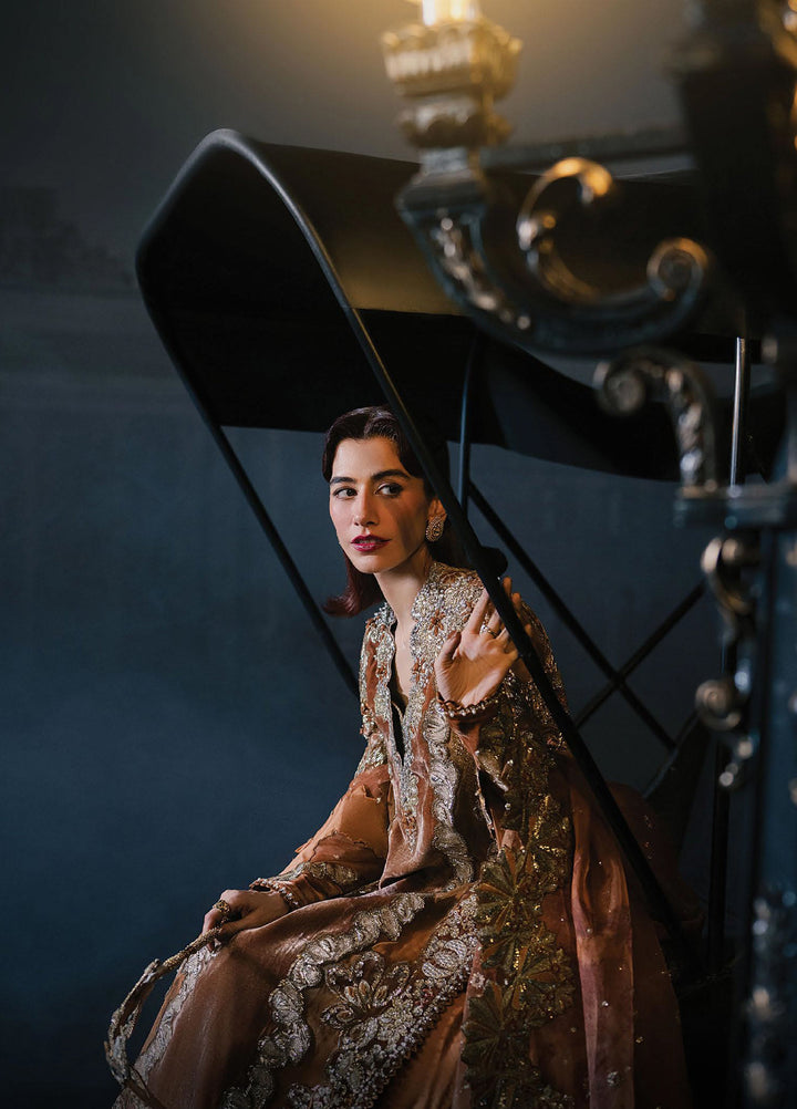 Hayat by Afrozeh Unstitched Velvet Embroidered Suits 3 Piece AF25HU AFH-25-04 ZAVAA - Festive Collection