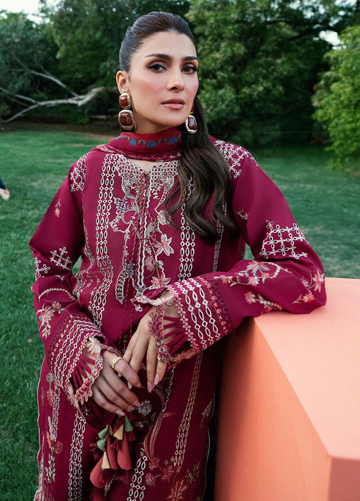 Florent Unstitched Embroidered Lawn 3 Piece Suit FL26ULE FEF-7A - Eid Collection
