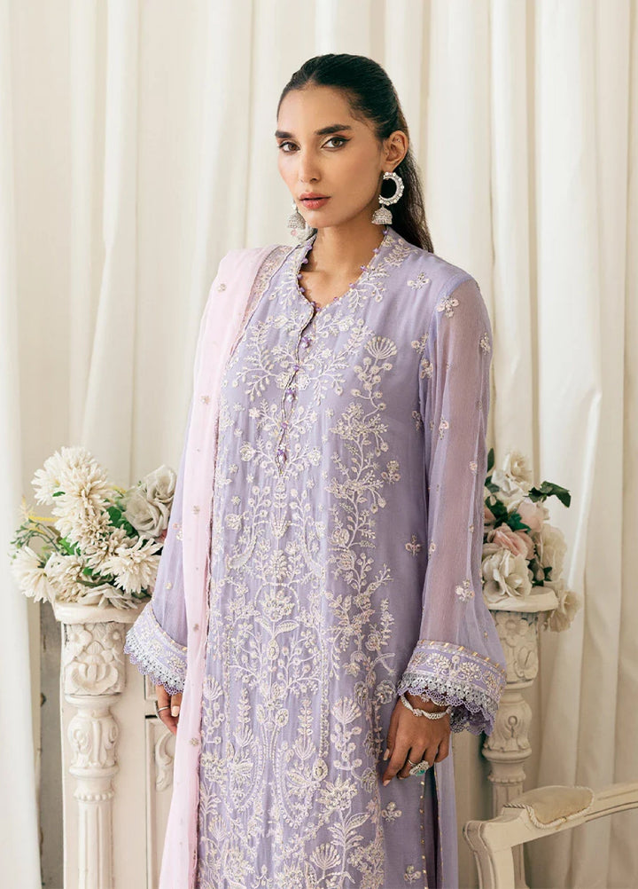 Signature by Salitex Embroidered Chiffon Suits Unstitched 3 Piece SUNS7CH033UT - Summer Collection
