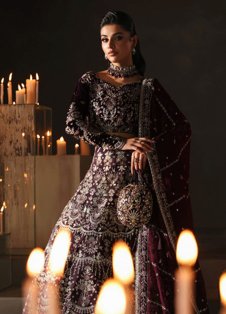 Marais by Gulaal Unstitched Velvet Embroidered 3 Piece Suits GL25VF GL-25-V10 Calira - Festive Collection