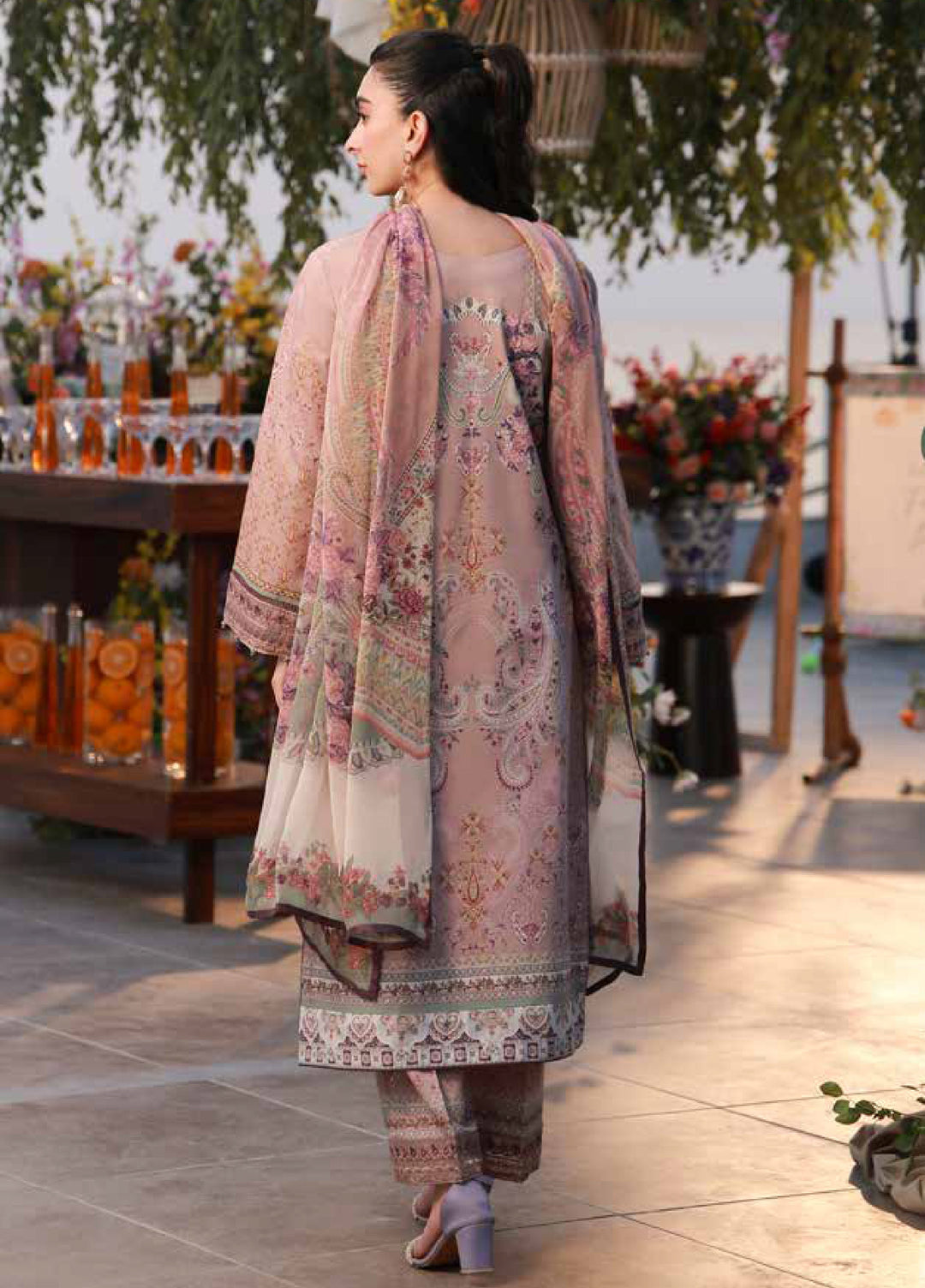 Delia by Gulaal Unstitched Embroidered Lawn 3 Piece Suit GL26UD D-11 Ayla - Summer Collection