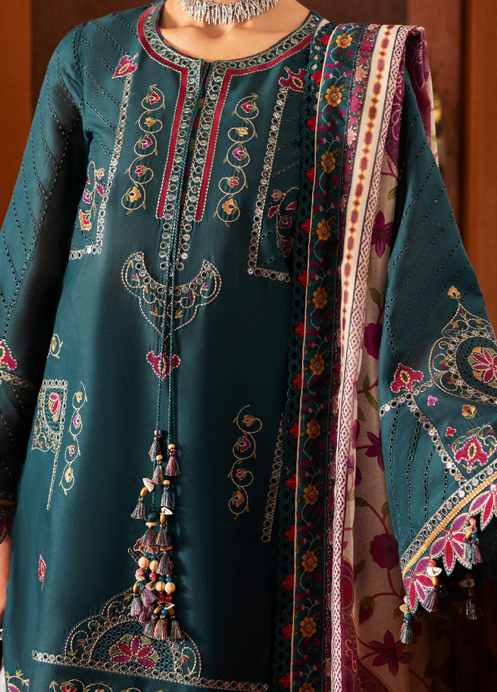 Shahkaar by Jazmin Unstitched Embroidered Lawn 3 Piece Suit JZ26USE SL26-D10 - Eid Collection