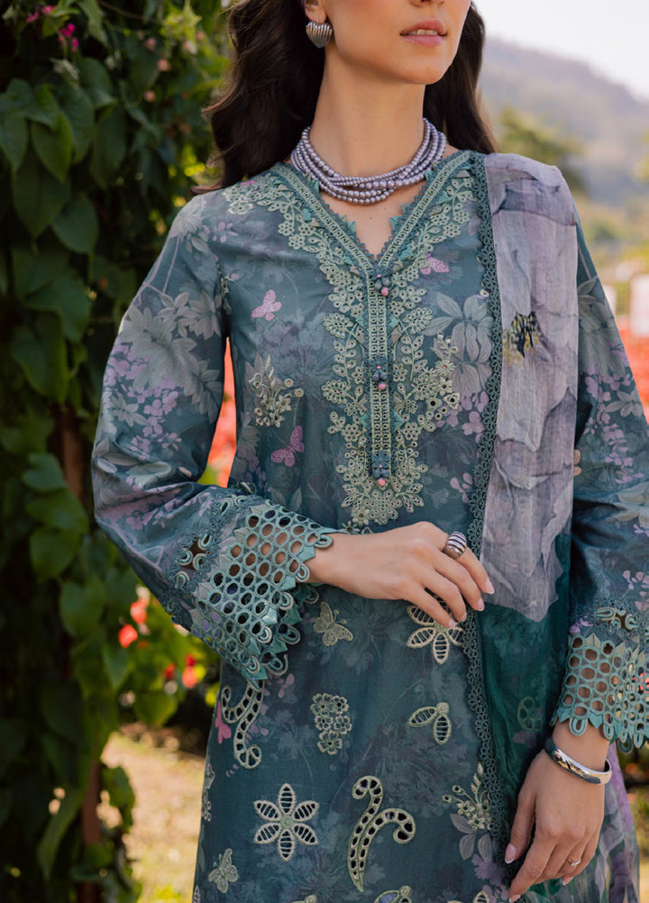 Shezlin by Aabyaan Unstitched Embroidered Chikankari 3 Piece Suit ABY26UCS MEHRVEEN - Eid Collection