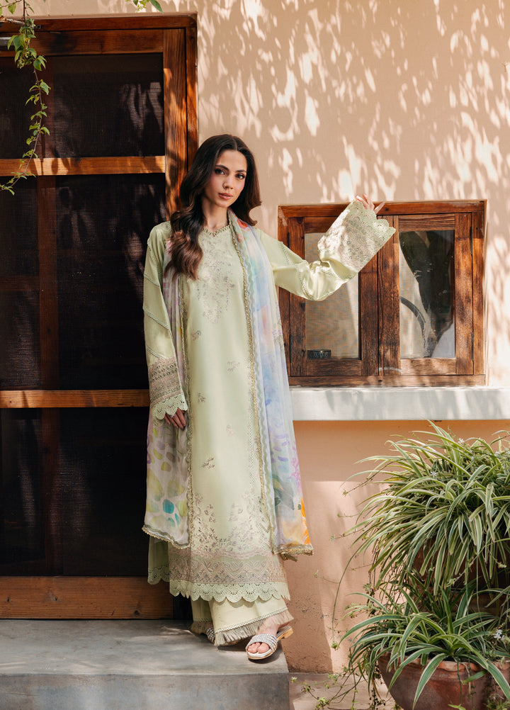 Zync by Florent Unstitched Embroidered Lawn 3 Piece Suit FL26ULZ FZ-2A - Lawn Collection