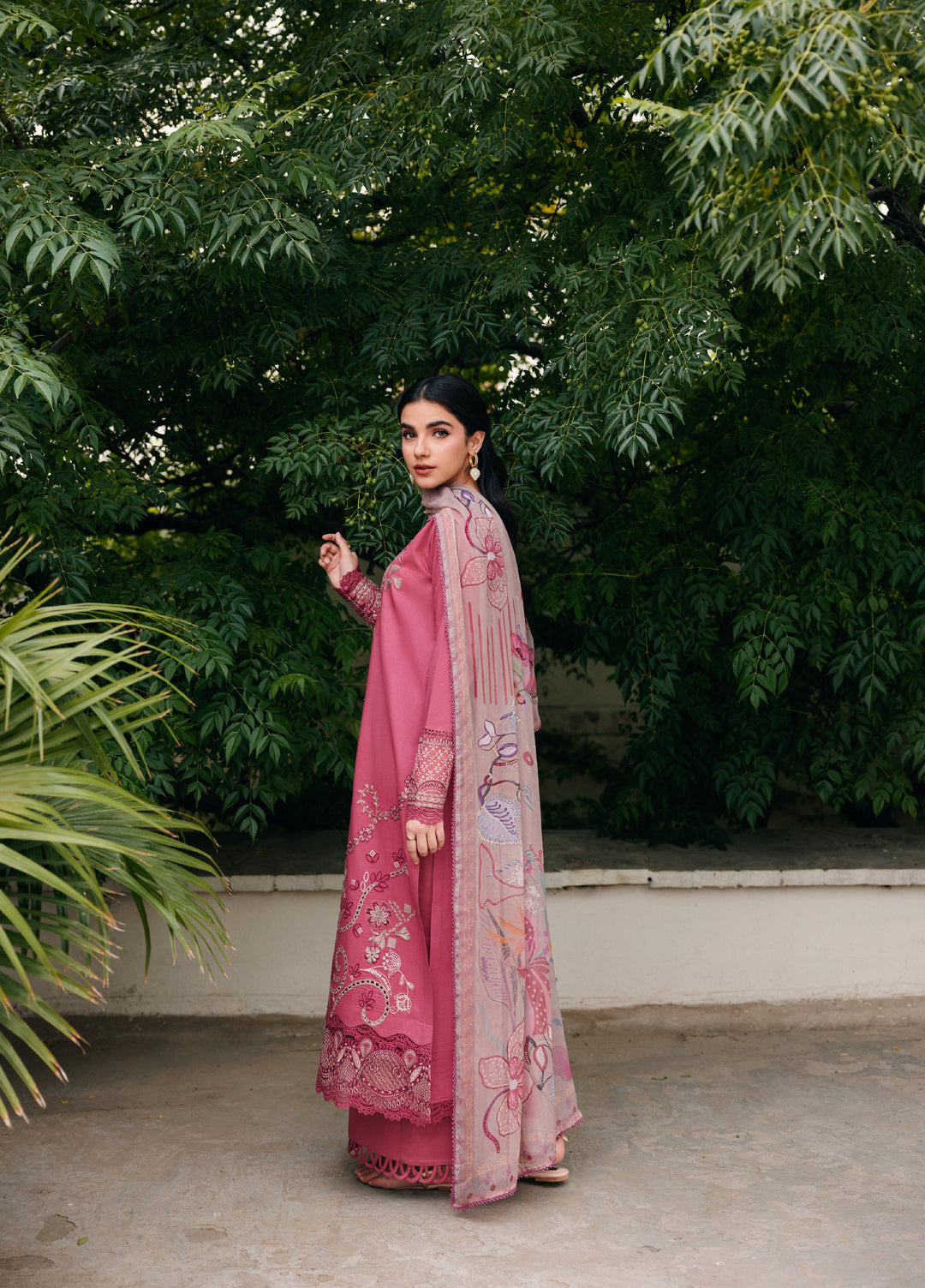 Zync by Florent Unstitched Embroidered Lawn 3 Piece Suit FL26ULZ FZ-5B - Lawn Collection