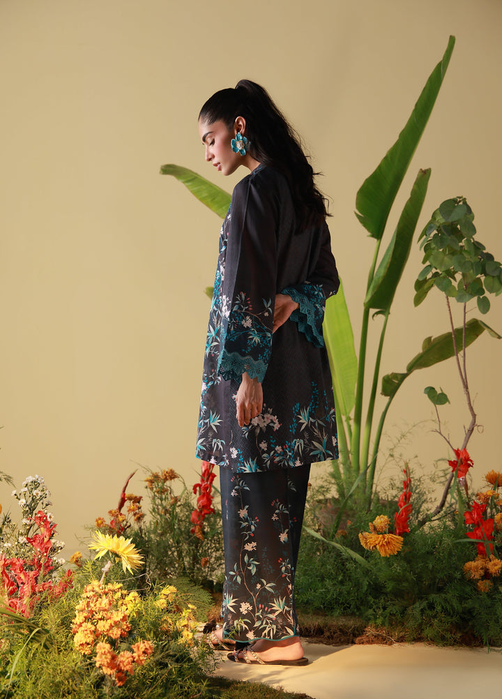 Sahar Unstitched Printed Cambric 2 Piece Suit SS1-26-22 Midnight Tropique - Summer Collection
