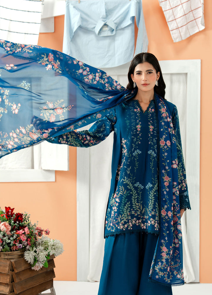 Sundaze by Zarposh Unstitched Printed Lawn 3 Piece Suit ZR26USL Neroli - Festive Collection