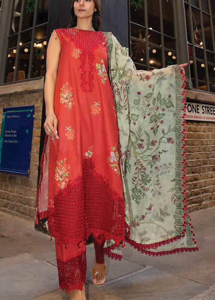 Sunshine Bloom by Al Zohaib Unstitched Embroidered Lawn 3 Piece Suit AZ26USL D4 - Summer Collection