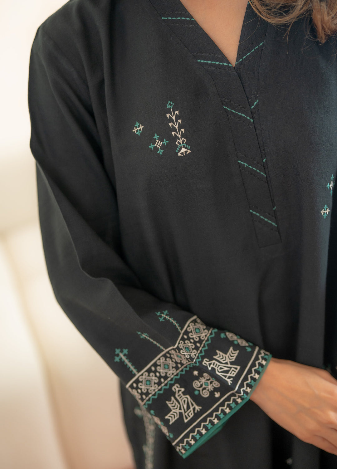 Pret Essentials by Sahar Pret Embroidered Dobby Jacquard 2 Piece SSED-ZH-V2-08 - Winter Collection