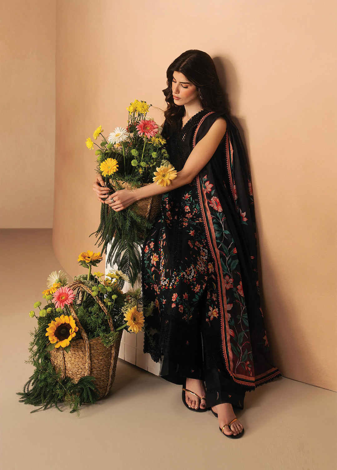 Haze A Prints by Afrozeh Unstitched Embroidered  Lawn 3 Piece Suit AF26UAP Nightlure FWU-117 - Summer Collection