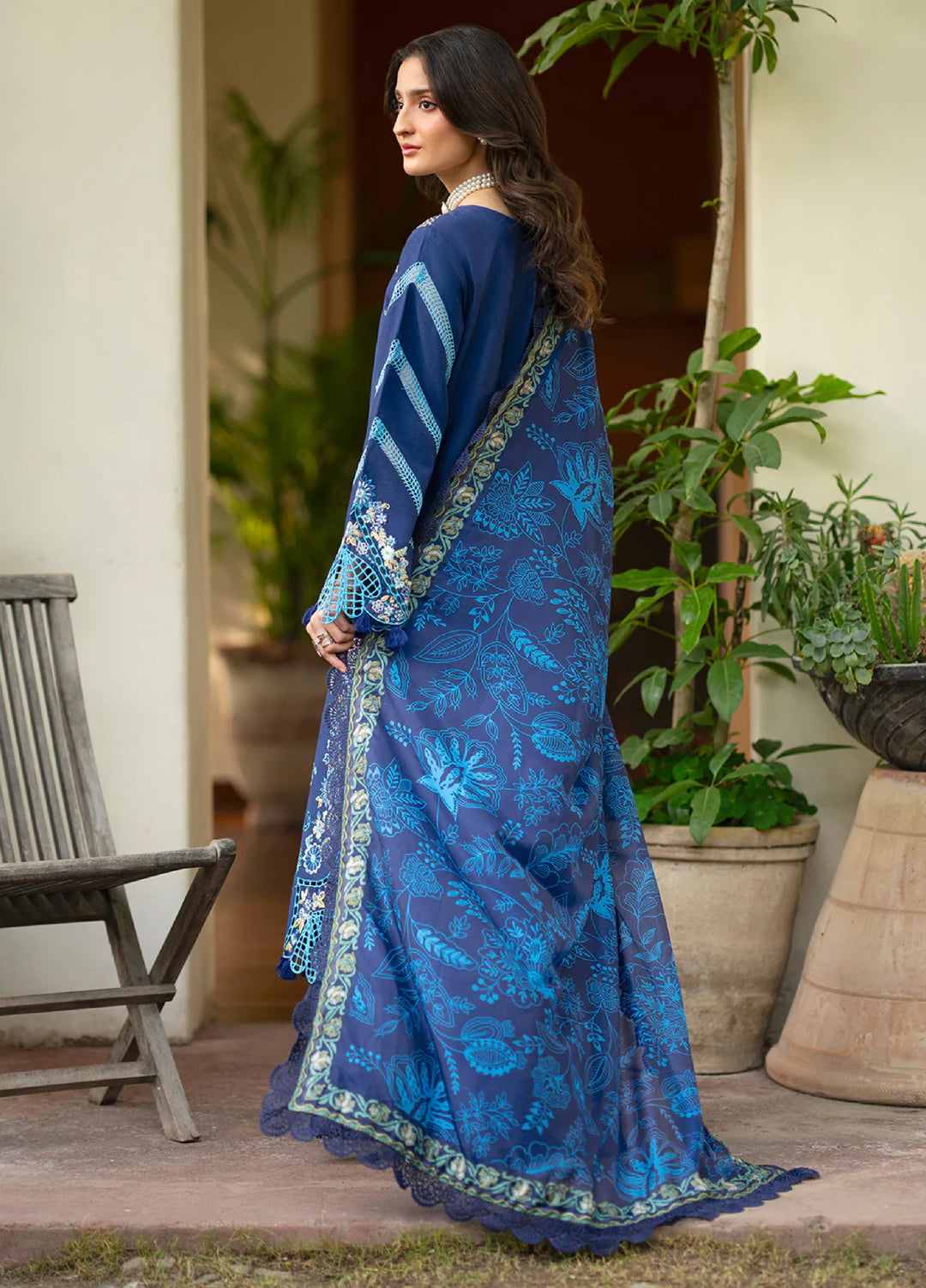 Angan by Mahnur Unstitched Embroidered Lawn 3 Piece Suit MN26UAL AAN-002 - Summer Collection