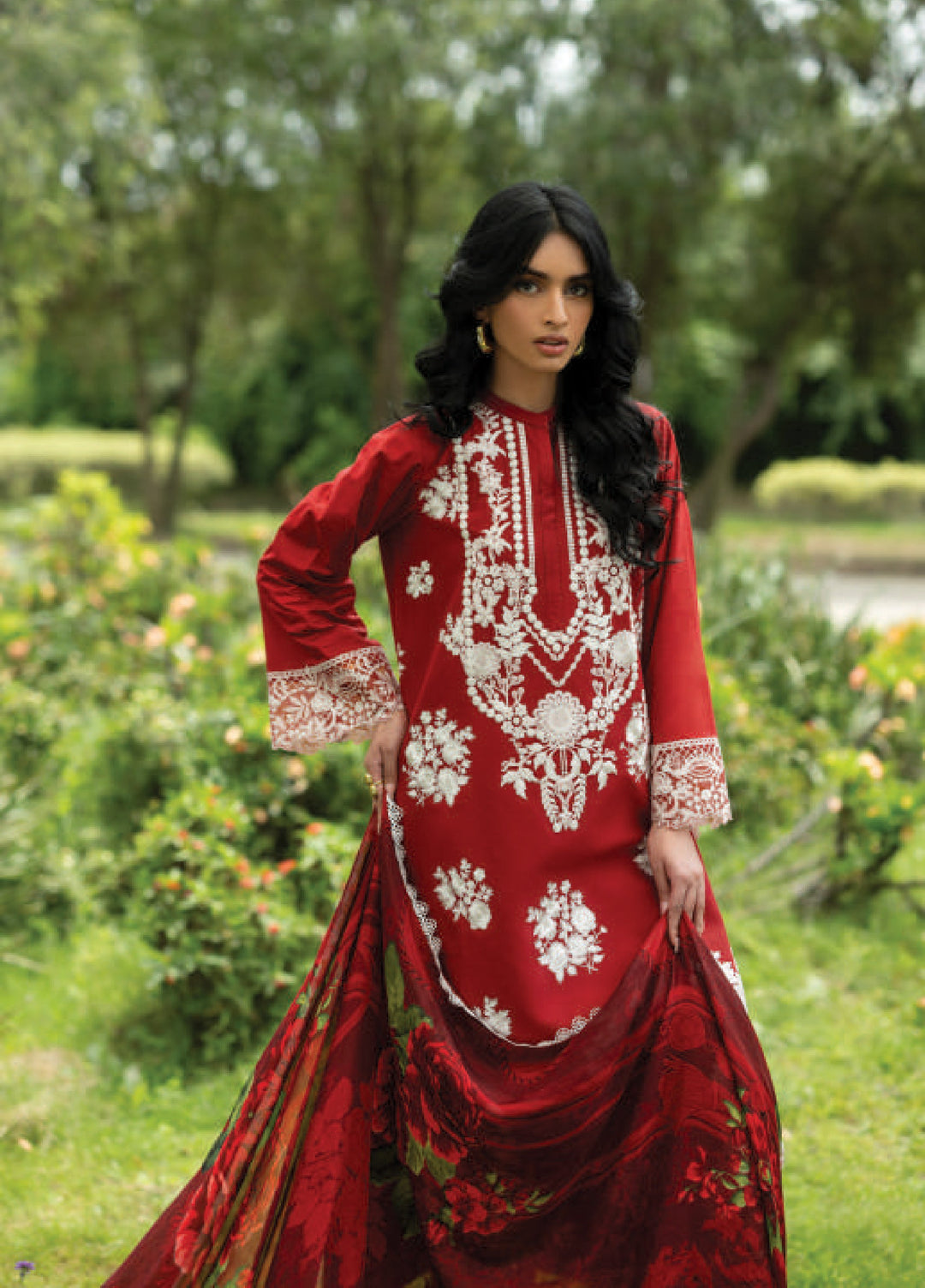 Zainab Chottani Unstitched Embroidered Lawn 3 Piece Suit ZC26ULE Rohe 05 - Eid Collection