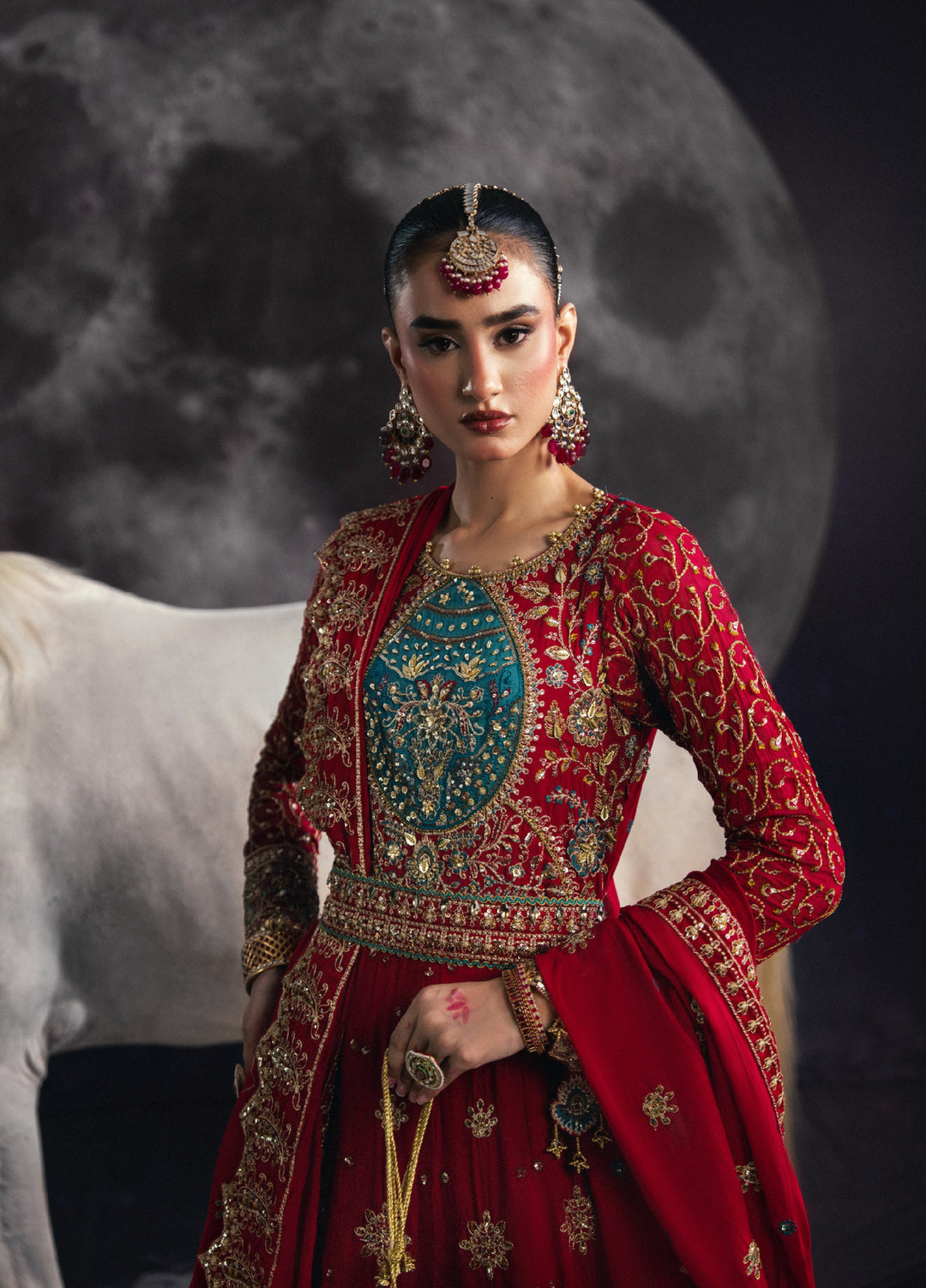 Sara Jahan Women RTW Embroidered Chiffon 3 Piece Suit SJ26RF AD-004 - Festive Collection