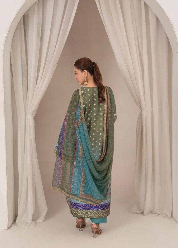 Bandhani by Chandan Nagri Women Pret Embroidered Silk 3 Piece Suit Selin - Formals Collection